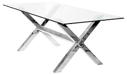 Crossly Glass Dining Table